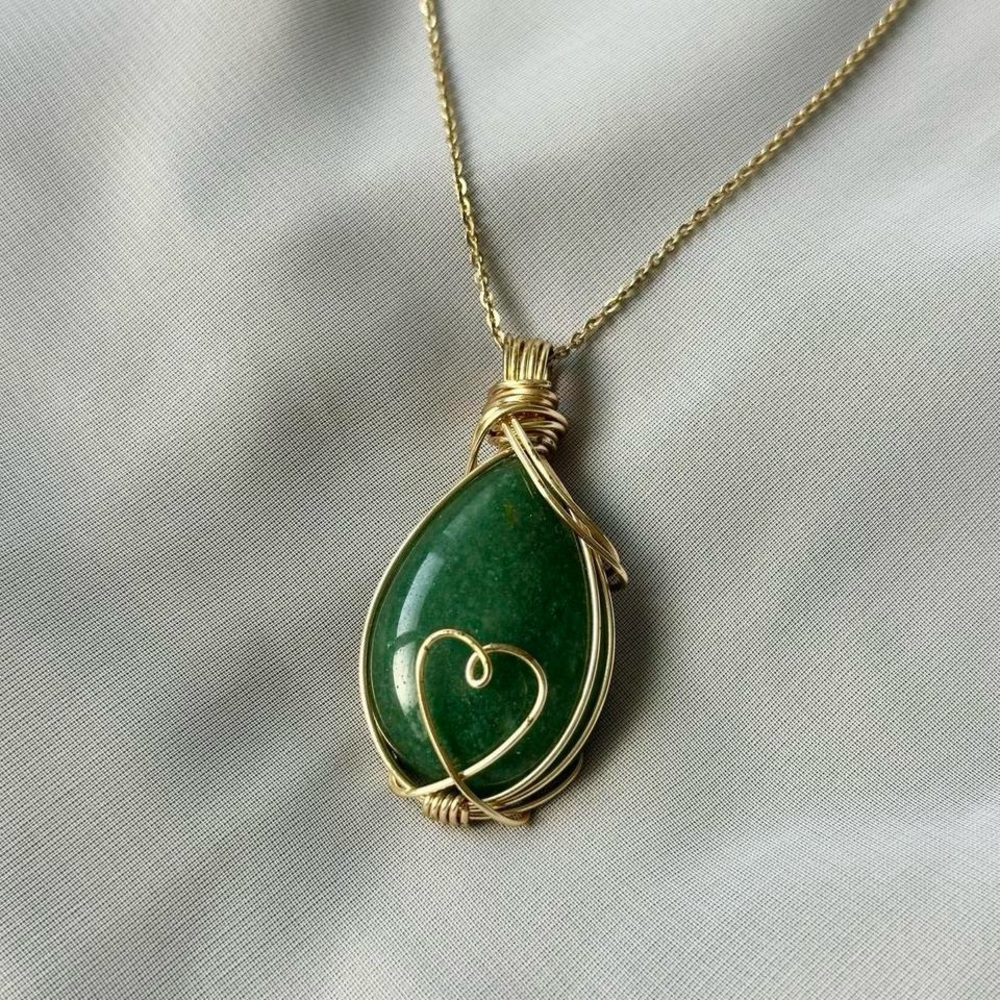 green aventurine pendant
